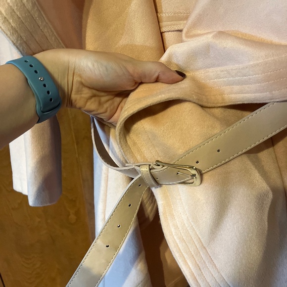 NWOT Venus Drape Open Front Coat in Dusty Pink SIze: Small - Picture 4 of 5